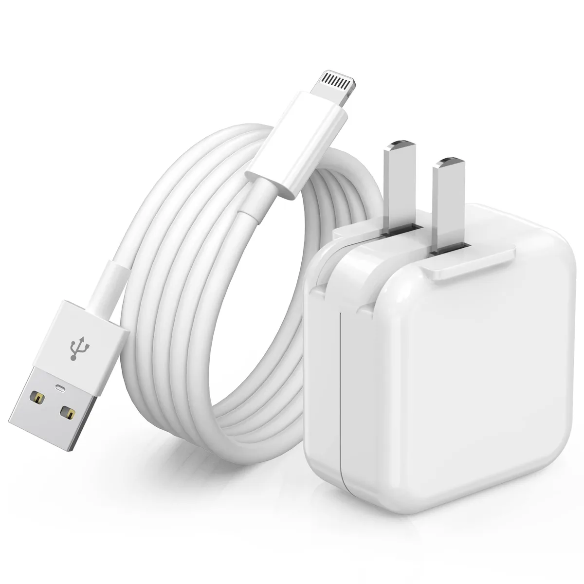  StinkLight A1670 12W USB charger with 6.6FT Lightning cable — product photo