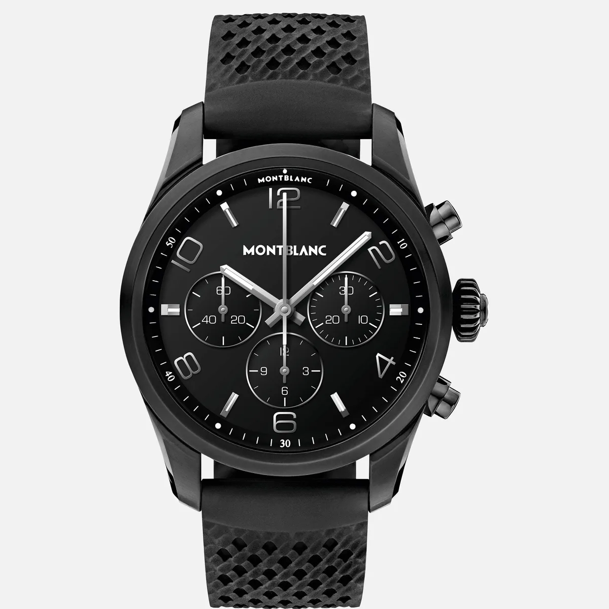 Montblanc Montblanc Summit 2+ LTE Black Rubber Strap smart watch — product photo