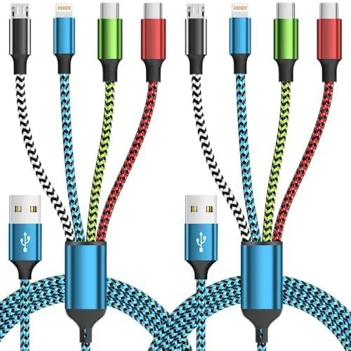 Luisport Luisport 4-in-1 USB Cable 2 Pack 5ft Dual Type-C — product photo
