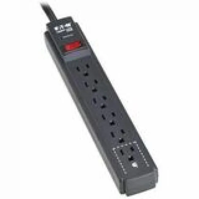 Tripp Lite Tripp Lite TLP63B surge protector 6-outlet 600 J 3 ft — product photo