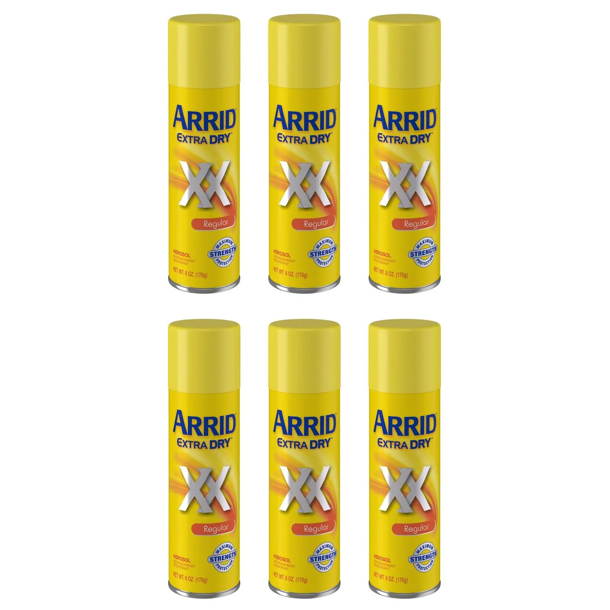 Arrid Arrid 5GVKEKH62KJP-6PACK Antiperspirant Deodorant 6 oz 6-Pack skin care — product photo