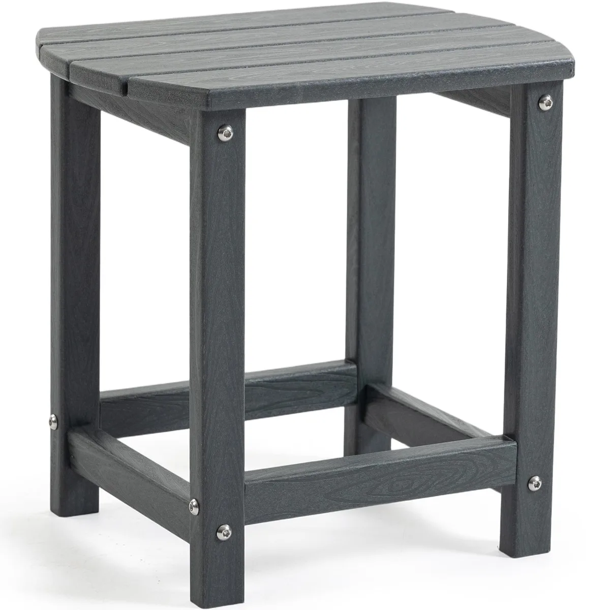VANBOW VANBOW HDPE Outdoor Side Table Grey 17.0 x 12.5 x 16.5 350 lbs — product photo