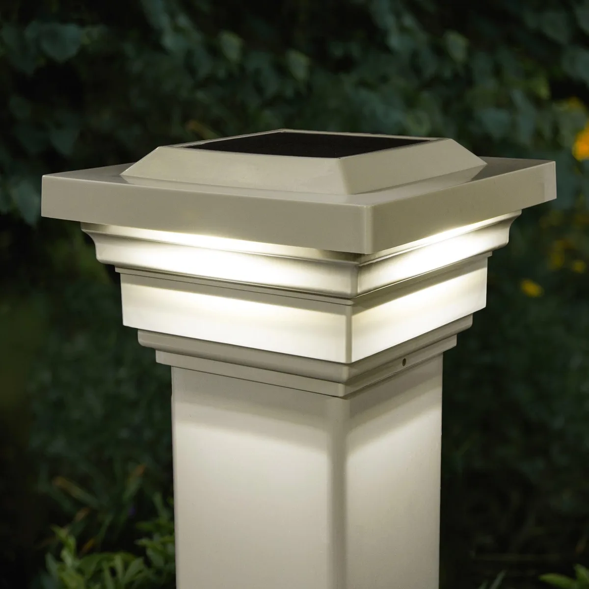 Classy Caps Mfg. Inc. Classy Caps Mfg. Inc. Regal Solar Post Cap 4x4 Tan 2 Pack — product photo