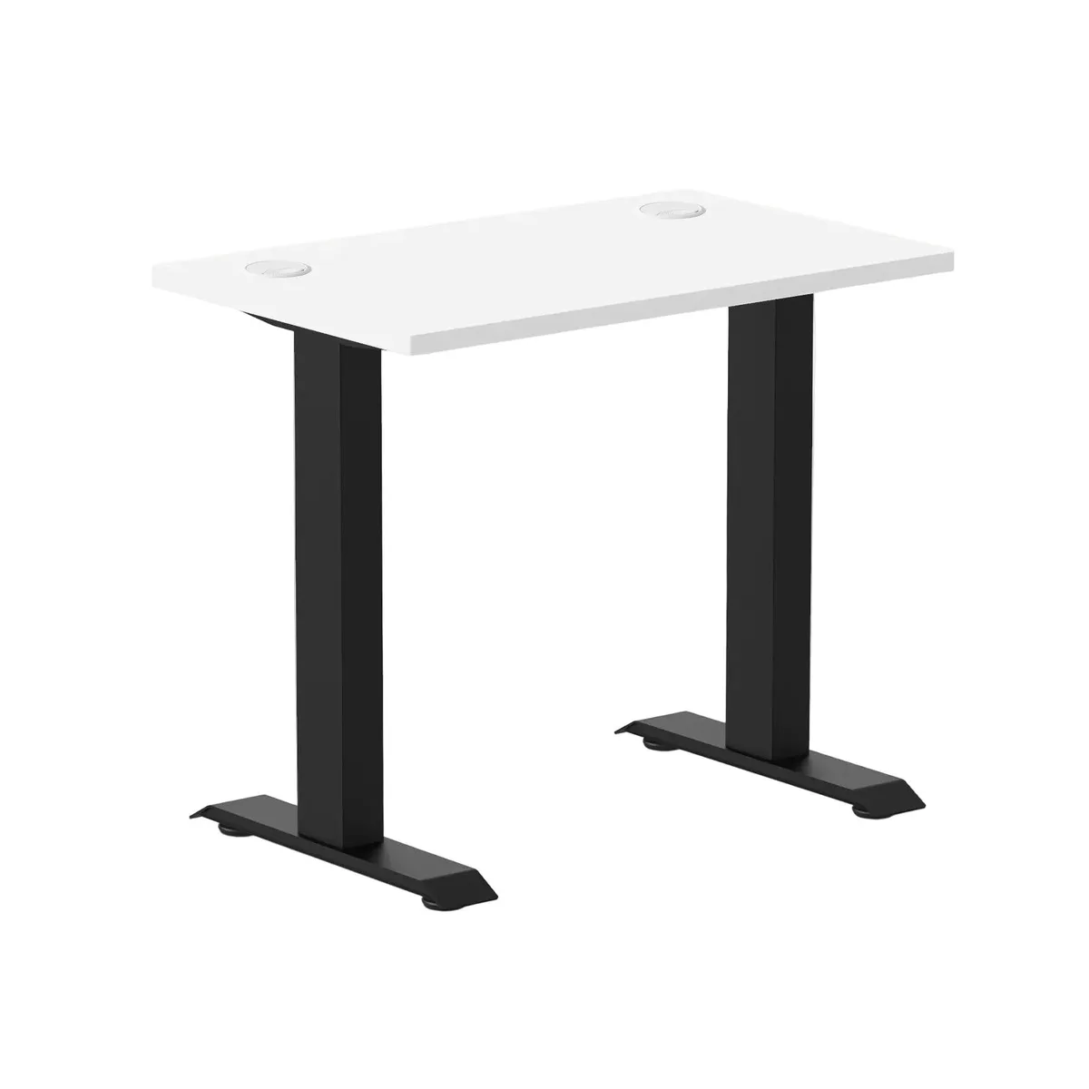 Desky Desky Zero Mini Office Desk White 32 x 20 in Matte Black — product photo