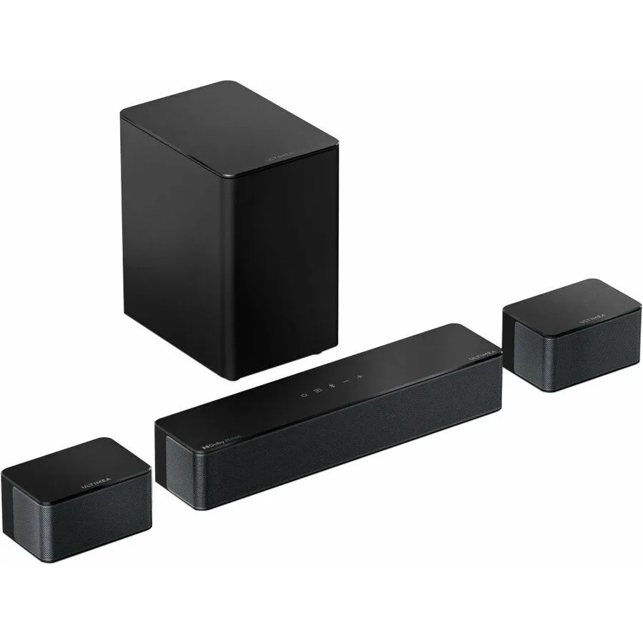 Ultimea Ultimea Poseidon D60 U2520 5.1CH sound bar with wireless subwoofer and wired surrounds — product photo