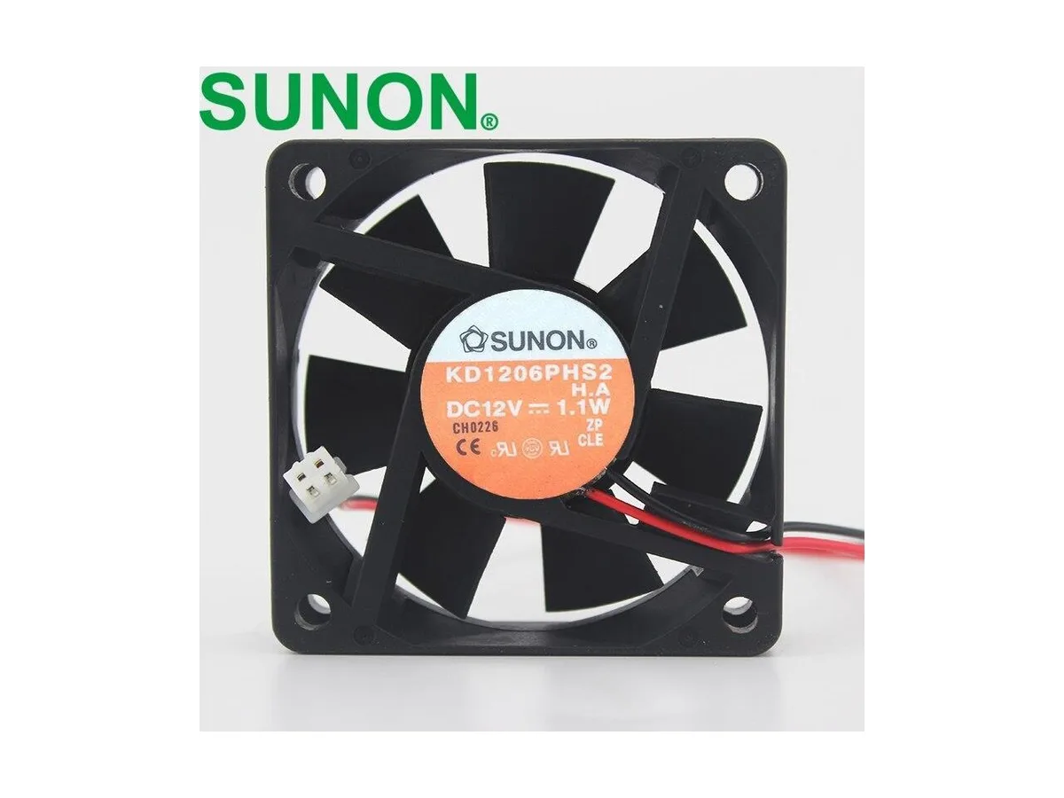 Fans Fans KD1206PHS2 DC 12V 1.1W 6015 60x60x15mm case fan — product photo