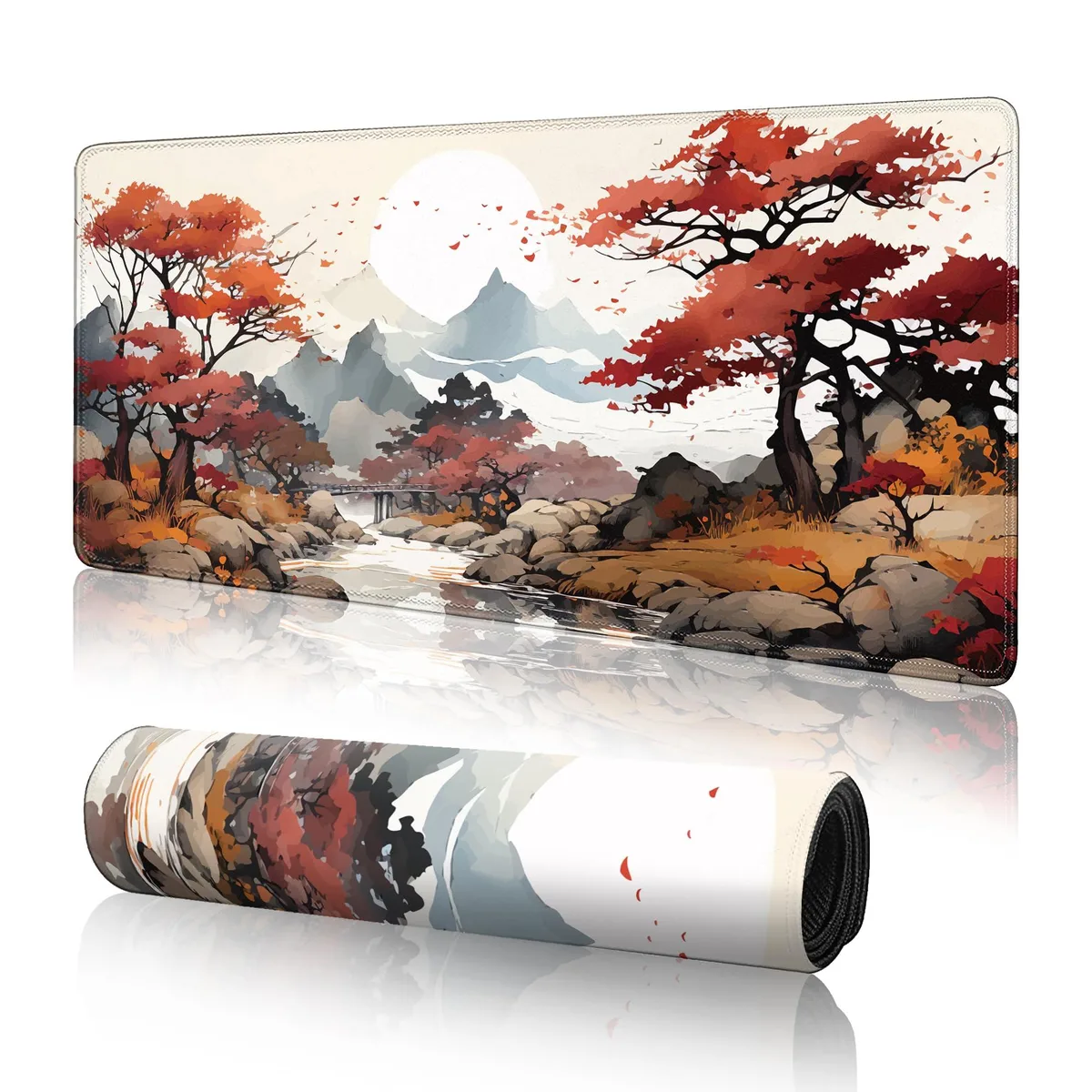  Keychron Mouse pad-666 Cherry Blossom2 mouse pad 31.5 x 11.8 in — product photo