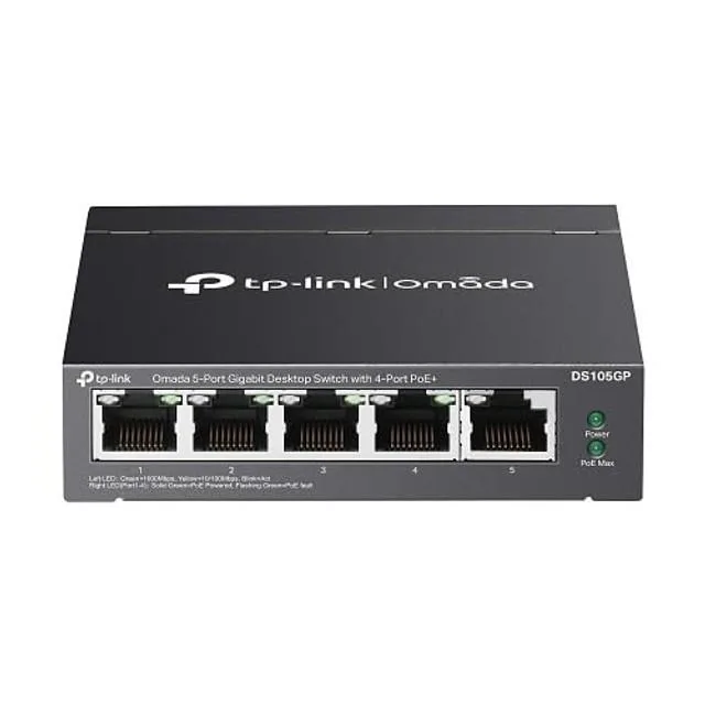 TP-Link TP-Link DS105GP 5-Port Gigabit Switch 4 PoE+ 65W — product photo