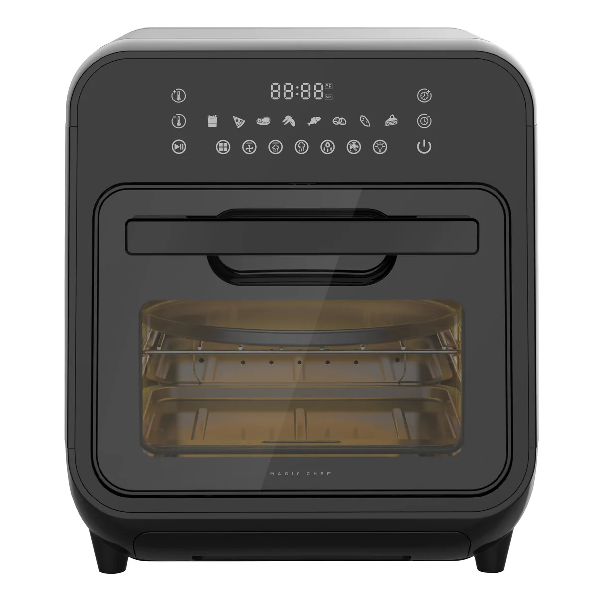 Magic Chef Magic Chef 15.9 qt 3-in-1 Air Fryer Oven with Steam Black — product photo