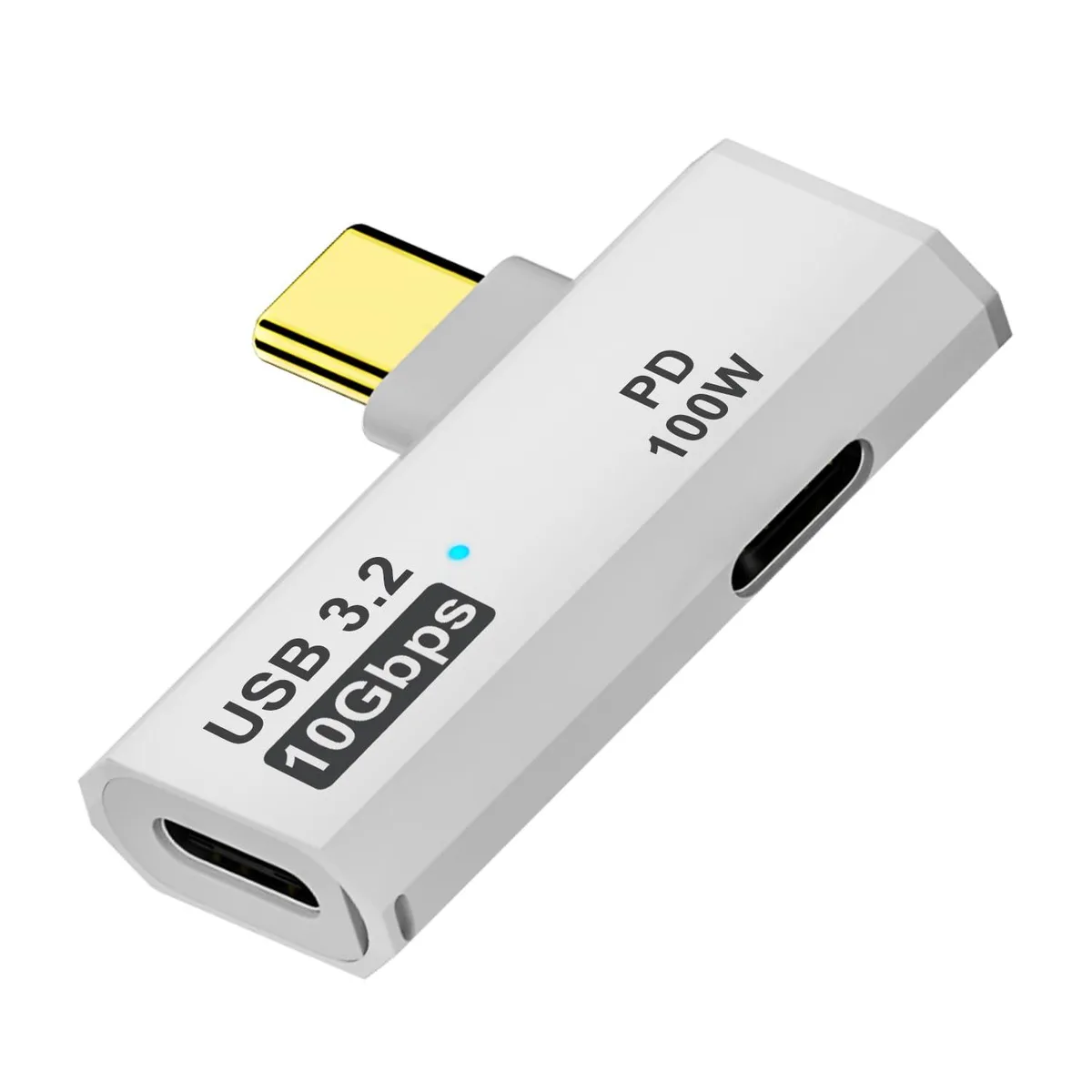 Vszerda Vszerda 2-in-1 USB-C Audio Adapter 100W White — product photo