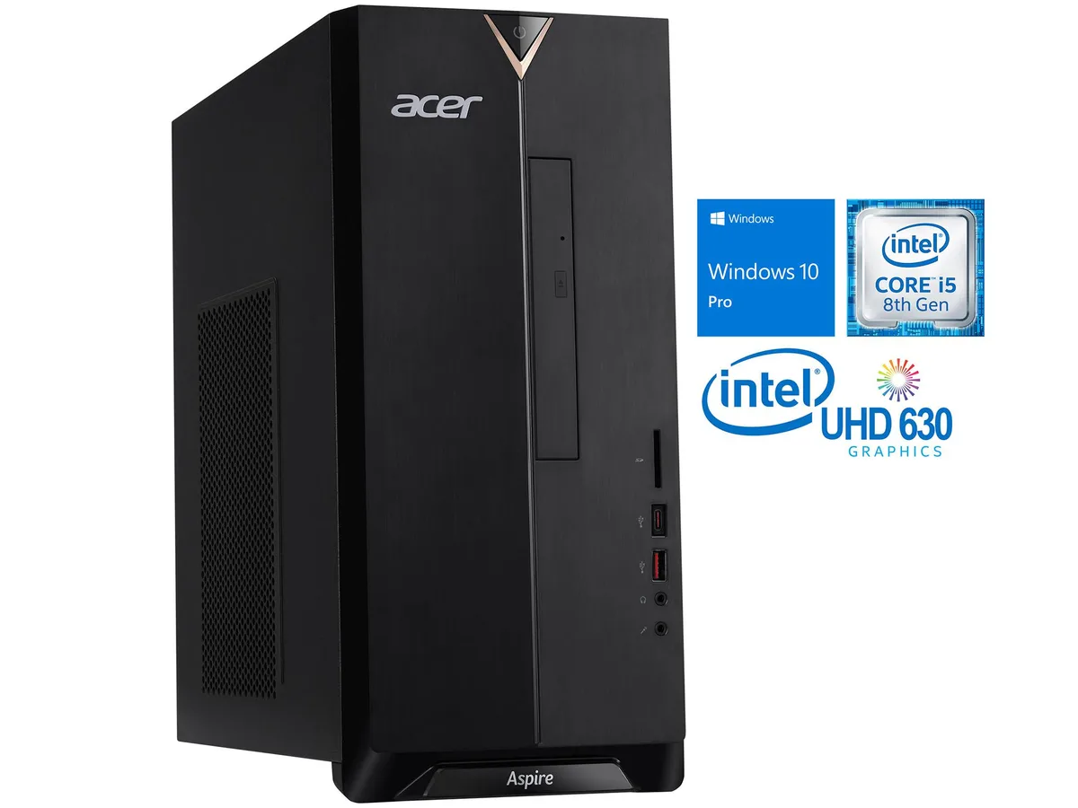 Acer America Acer America Aspire TC-885 desktop PC, Intel Core i5-8400 2.80GHz, 8GB DDR4, 512GB SSD — product photo