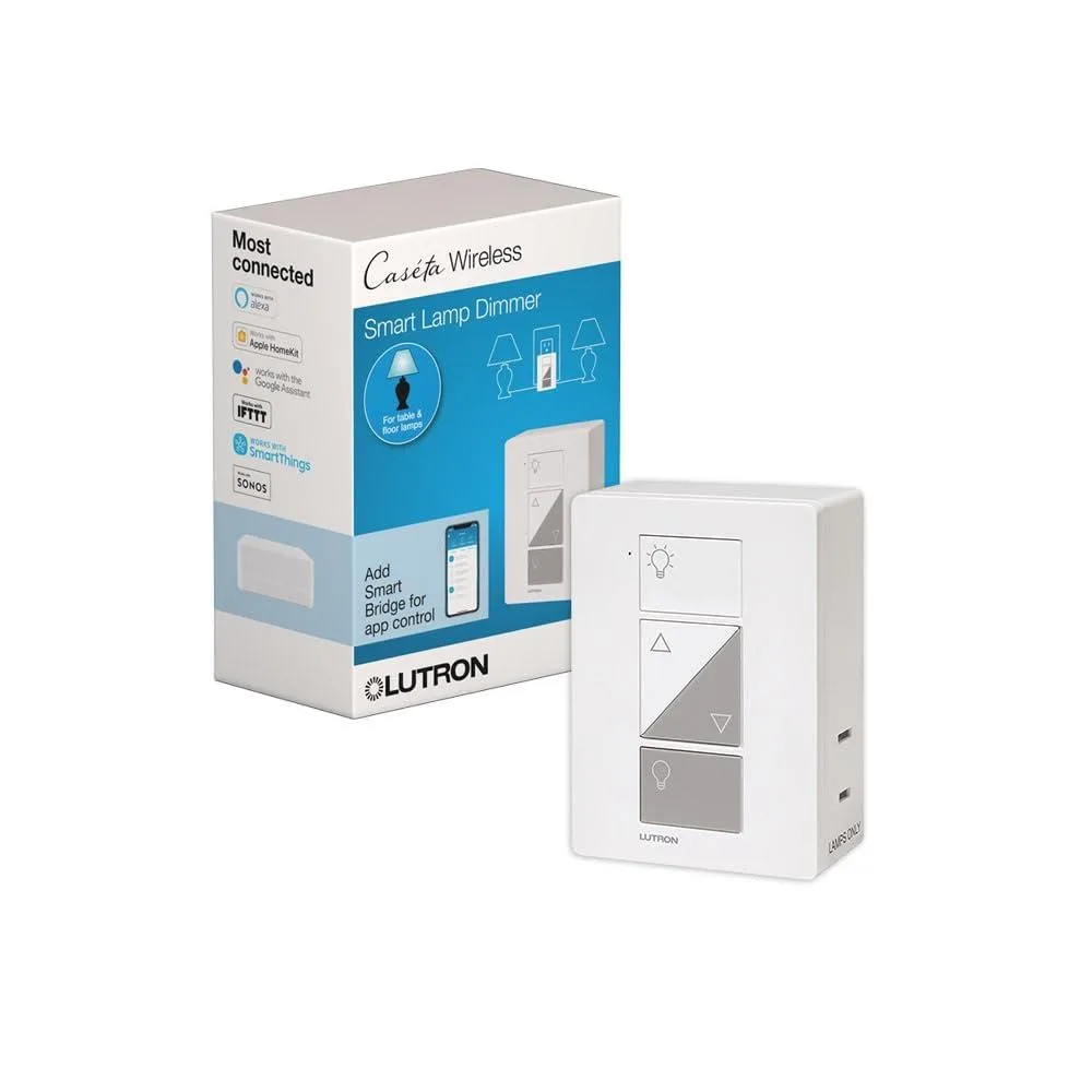 Lutron PD-3PCL-WH smart plug — product photo