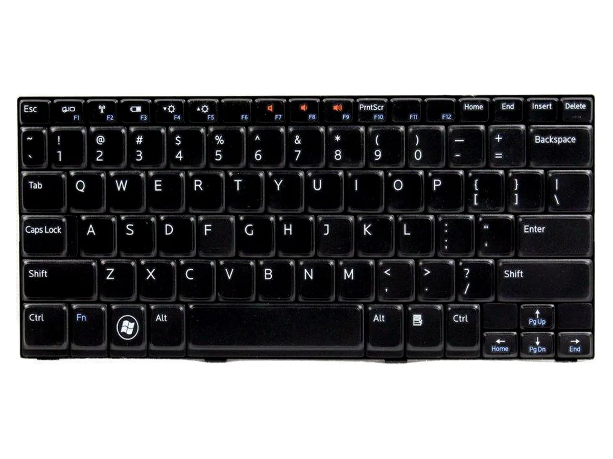 DELL DELL V3272 Laptop Keyboard for Inspiron Mini 1012 Black — product photo