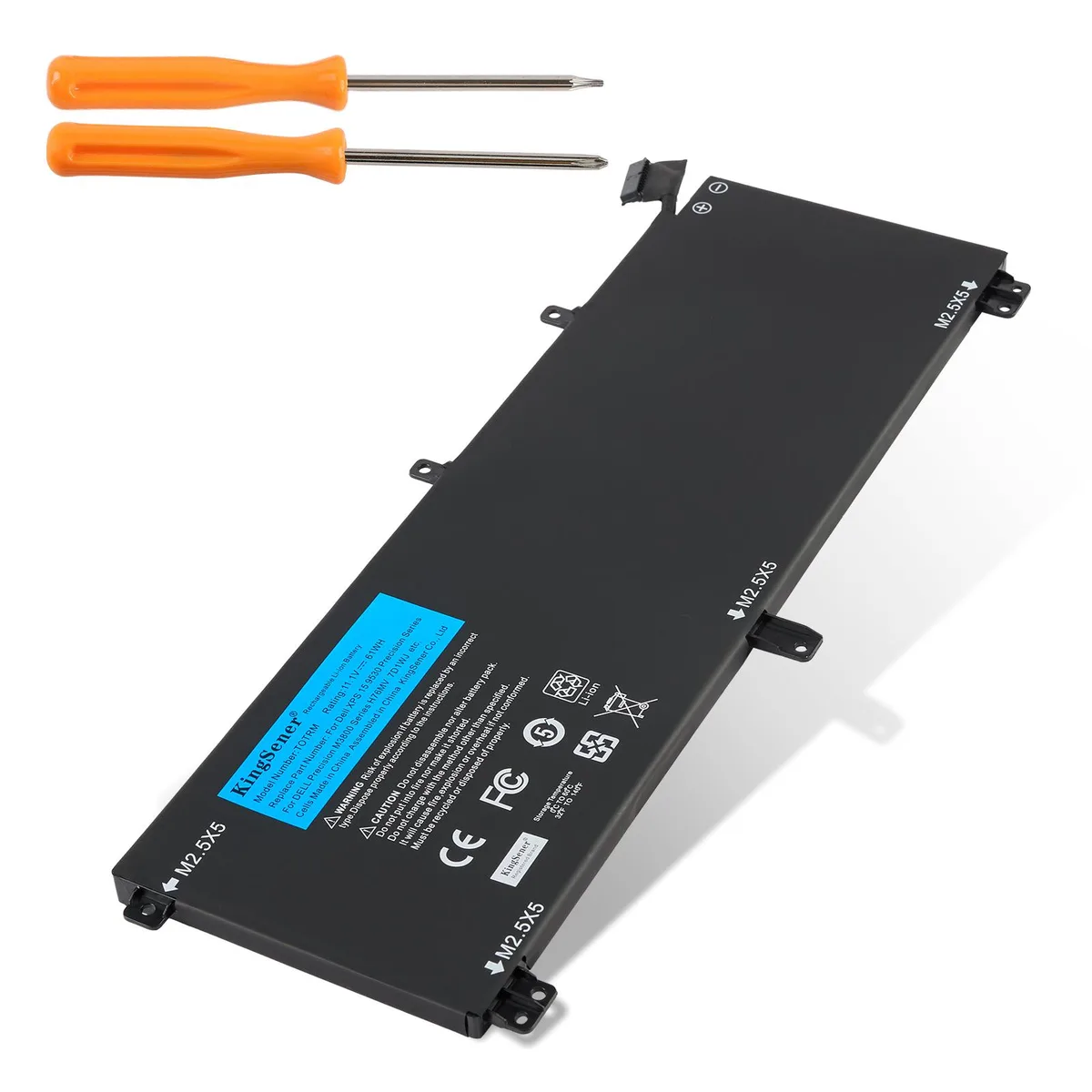 KingSener KingSener T0TRM 61WH 11.1V laptop battery for Dell XPS 15 9530 Precision M3800 — product photo