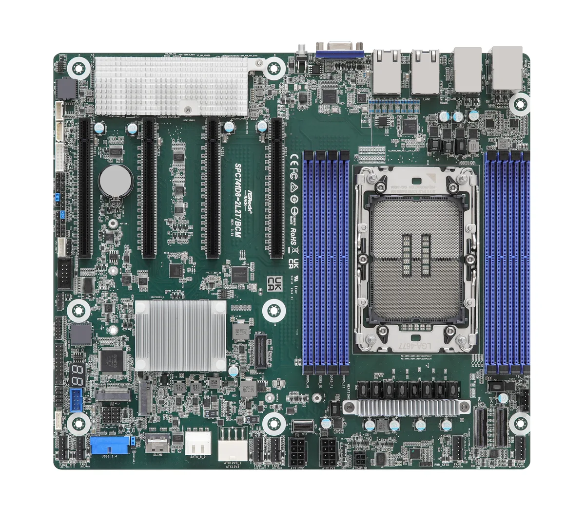 ASRock Rack ASRock Rack SPC741D8-2L2T/BCM server motherboard — product photo