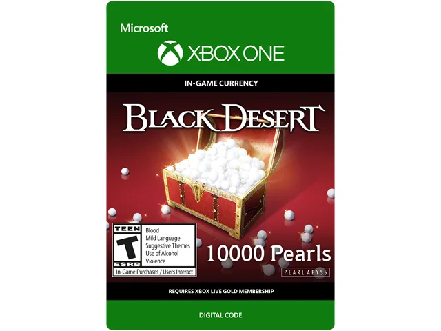 Microsoft Microsoft 6JZ-00012 Black Desert 10000 Pearls downloadable game — product photo