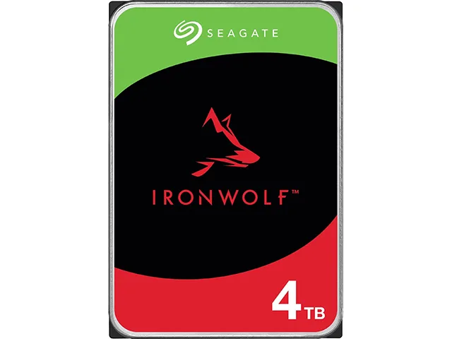 Seagate Seagate ST4000VN006 IronWolf 4 TB 5400 RPM 256 MB cache SATA 6.0 Gb/s 3.5" internal hard drive — product photo