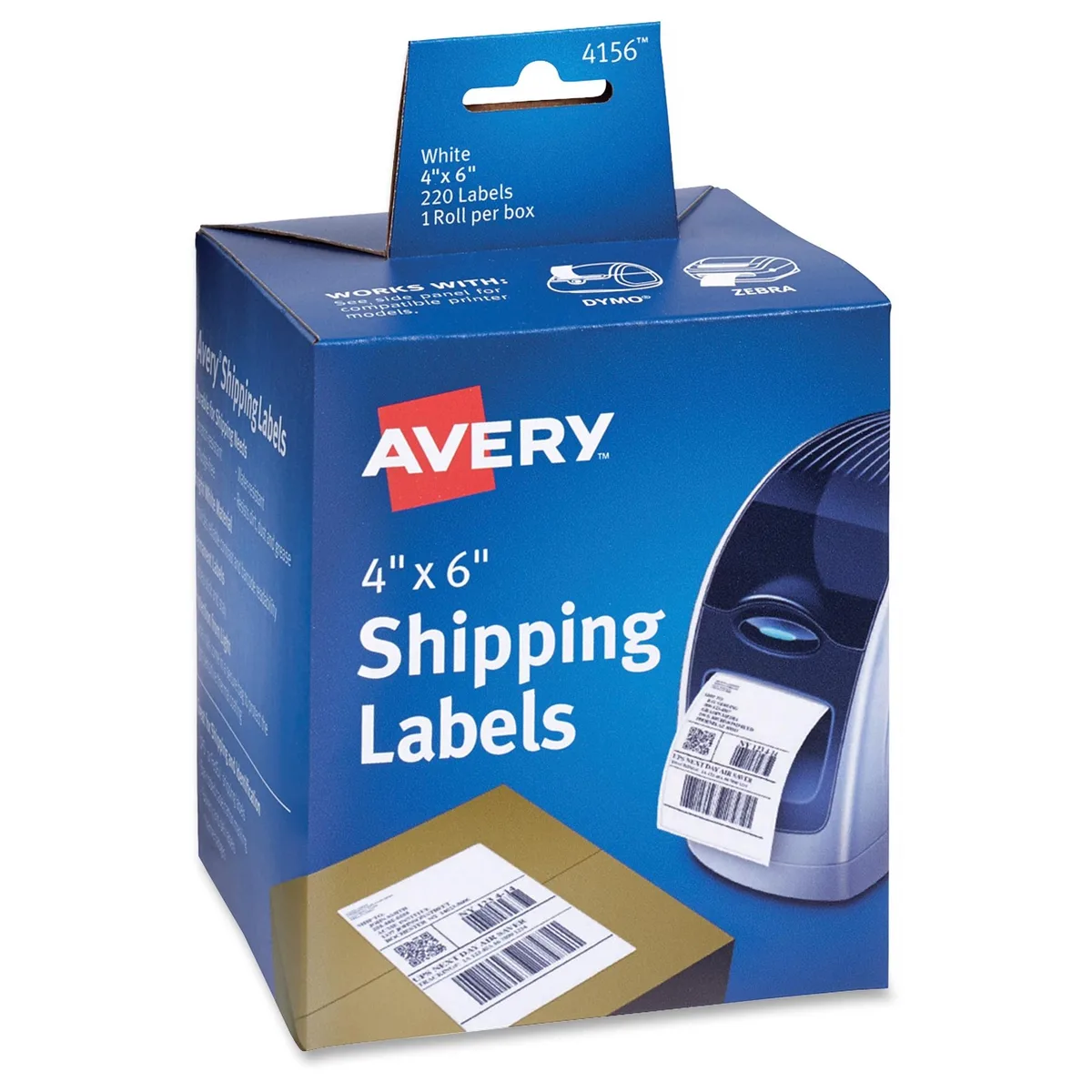Avery Avery 4156 Thermal Shipping Labels 4x6 White 220 Roll — product photo