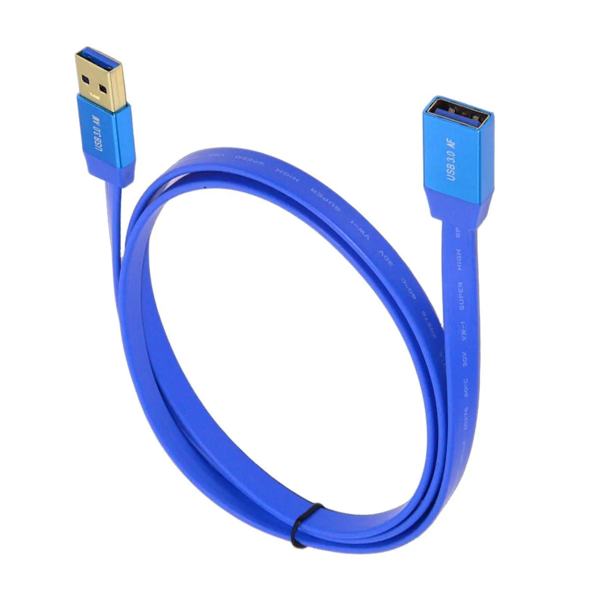 Fervit Fervit USB 3.0 Type-A Male to Female Extension Cable Blue 60cm 5Gbps — product photo