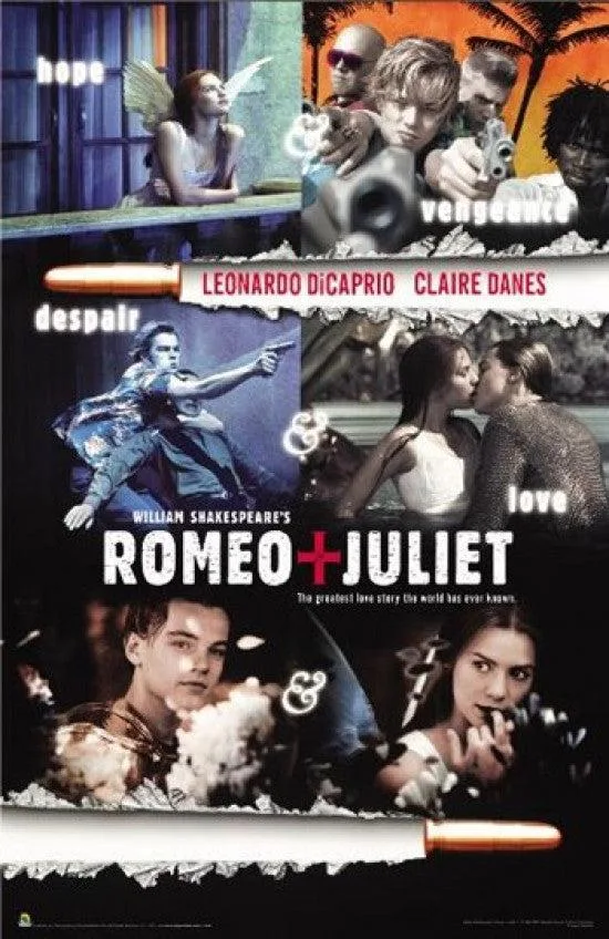 Posterazzi SCO1400 poster print 24 by 35 inches featuring Romeo and Juliet Dicaprio and Danes