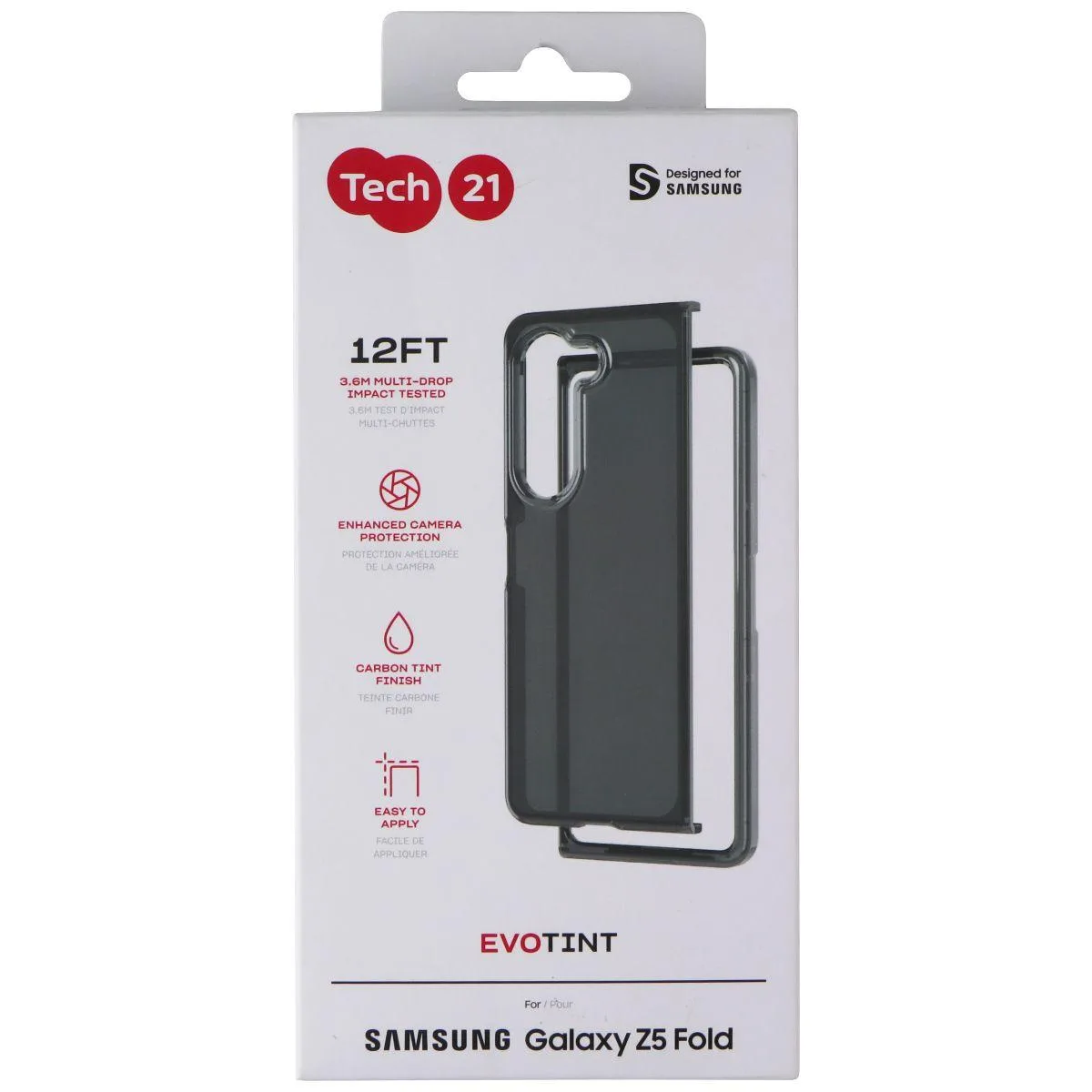 Tech21 Tech21 EvoTint Cover for Samsung Galaxy Z Fold5 – Ash — product photo