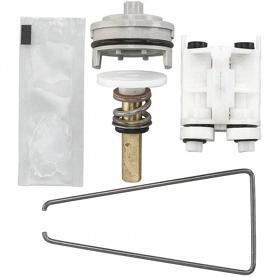 Brass balance chamber valve with threaded connections
