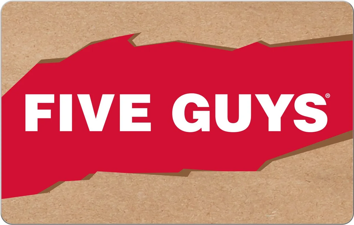 Five Guys Five Guys FG2500 $25 Gift Card — product photo