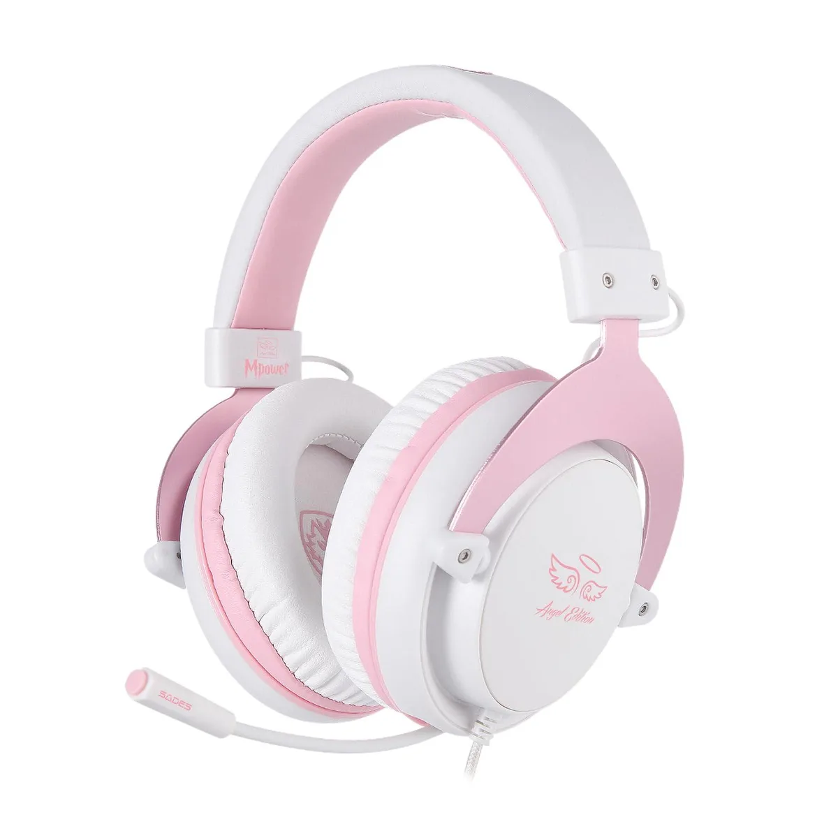 USOTSO SA-723 Mpower Angel Edition Stereo Gaming Headset Pink 50mm 3.5mm — product photo