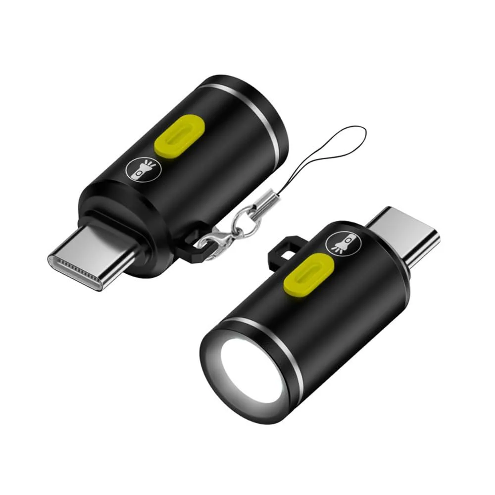 Fervit Fervit Mini USB-C LED Flashlight 210 Lumens 25x12.8mm 2 Pack — product photo