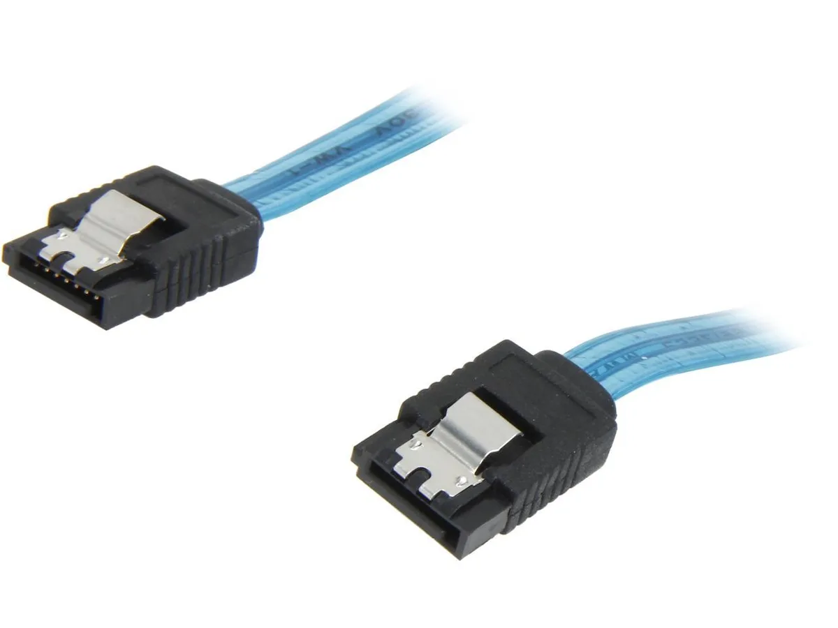 sakose sakose SATA-324UVB SATA cable 24 in 2 connectors 6Gbps Blue — product photo