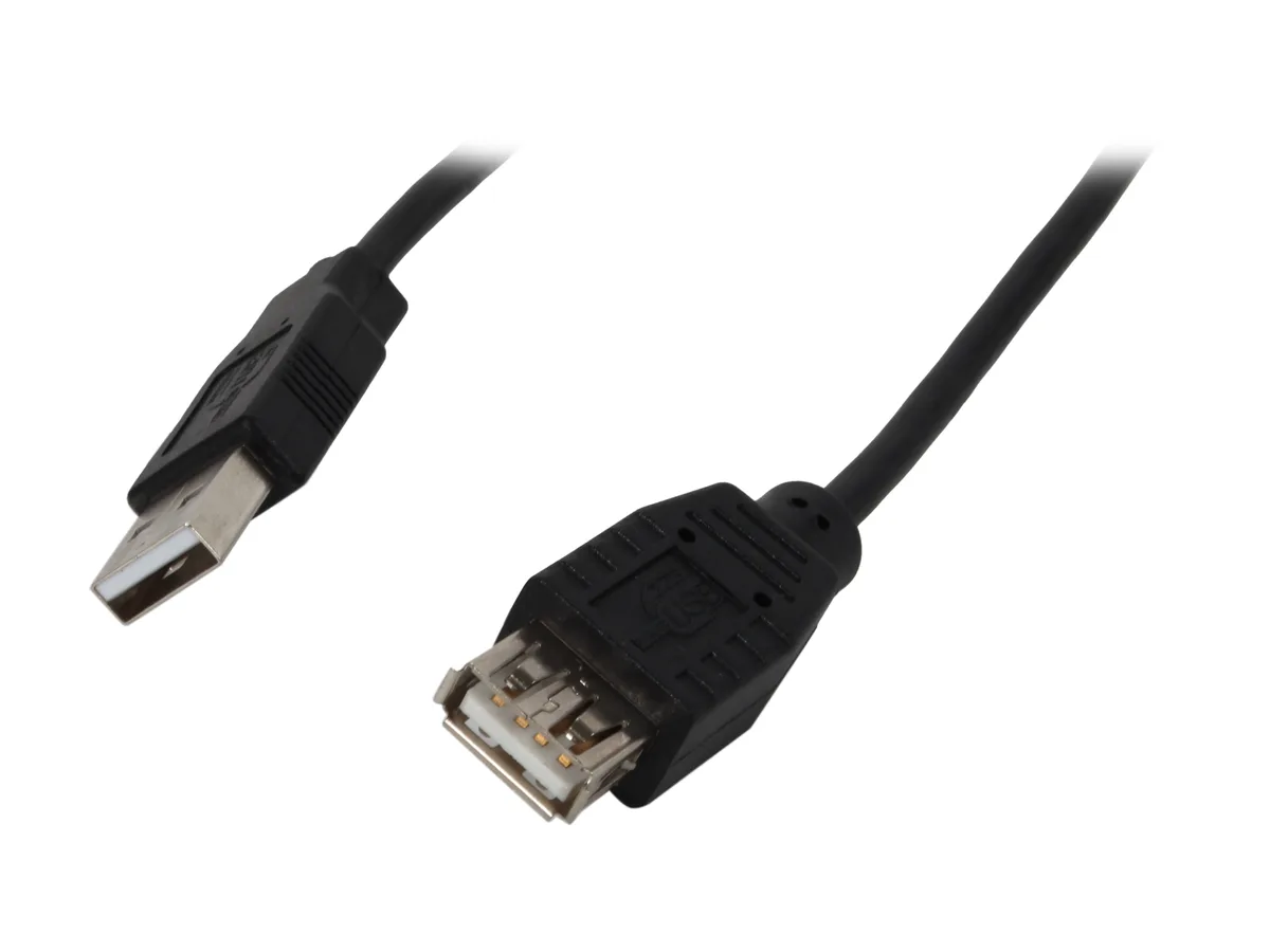 Nippon Labs Nippon Labs USB-10-MF-BK USB 2.0 A Male to A Female Extension Cable 10 ft — product photo