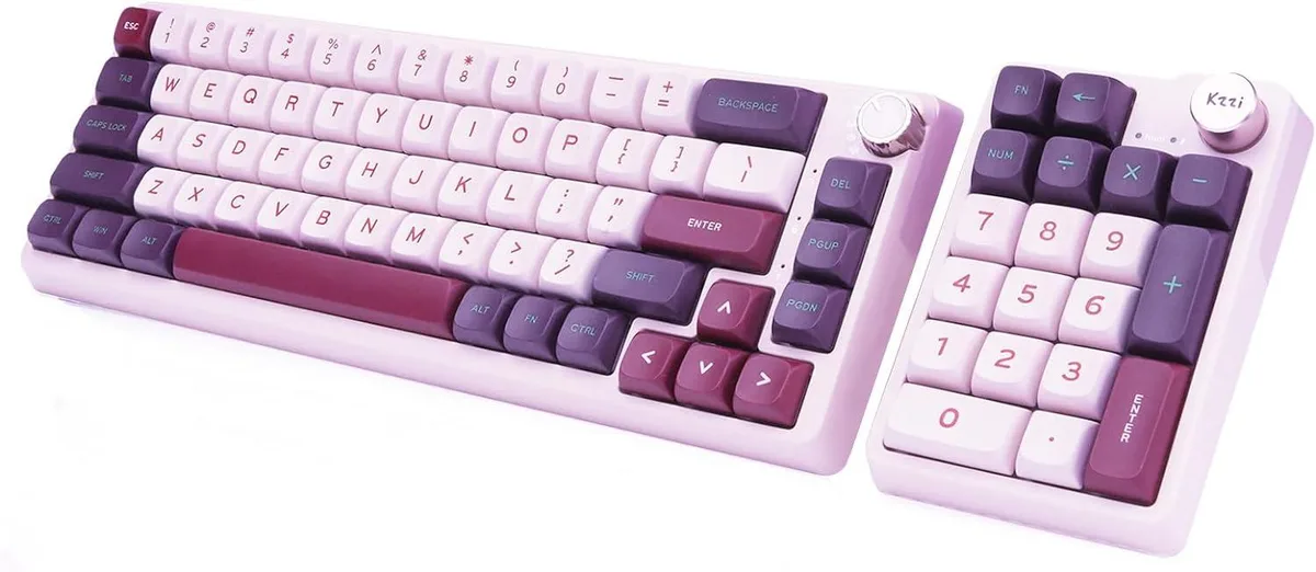 BFKK BFKK K68Pro + K20 65% Gaming Keyboard Kit Purple — product photo