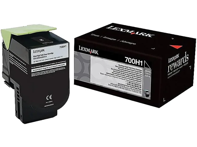 Lexmark Lexmark 70C0H10 High Yield Black Toner Cartridge 4000 Pages — product photo