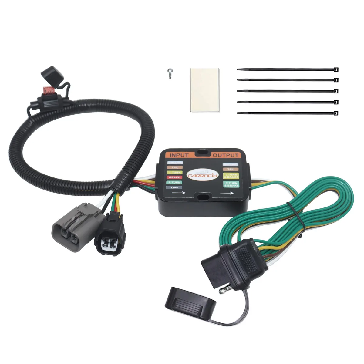 CARROFIX CARROFIX 4-Way Flat Tow Harness for Hyundai Santa Fe 13-19, Veracruz 07-12, Kia Sedona 15-21, Sorento 07-23 — product photo