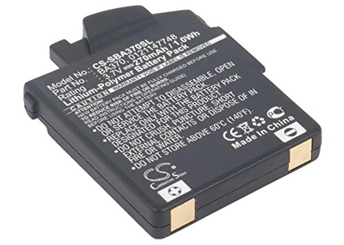 Small rectangular lithium-ion battery pack with connector 38.4 by 30.7 by 6.6 mm