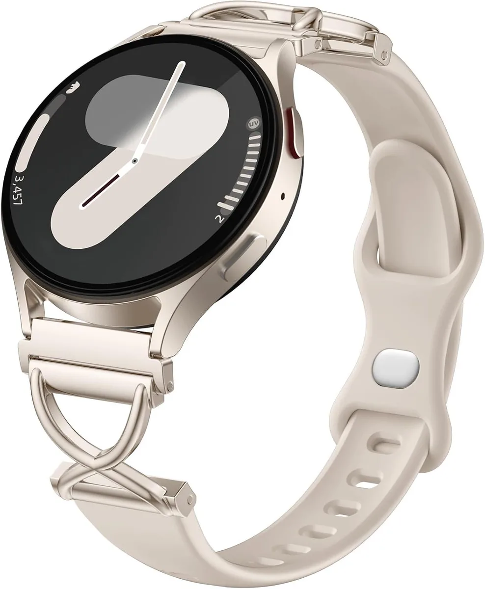 ETEIZU ETEIZU Slim Silicone Watch Band 20mm X-Shaped Connector accessory — product photo