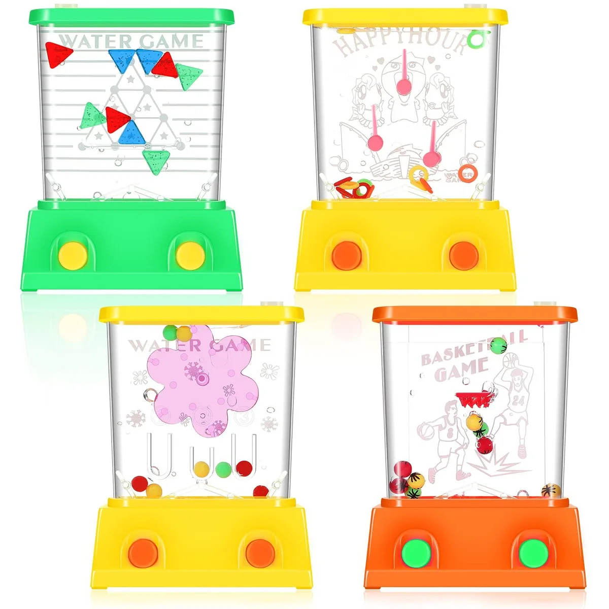  Gejoy Water Ring Toss Game 4-Pack Lovely Style 15.3 cm — product photo
