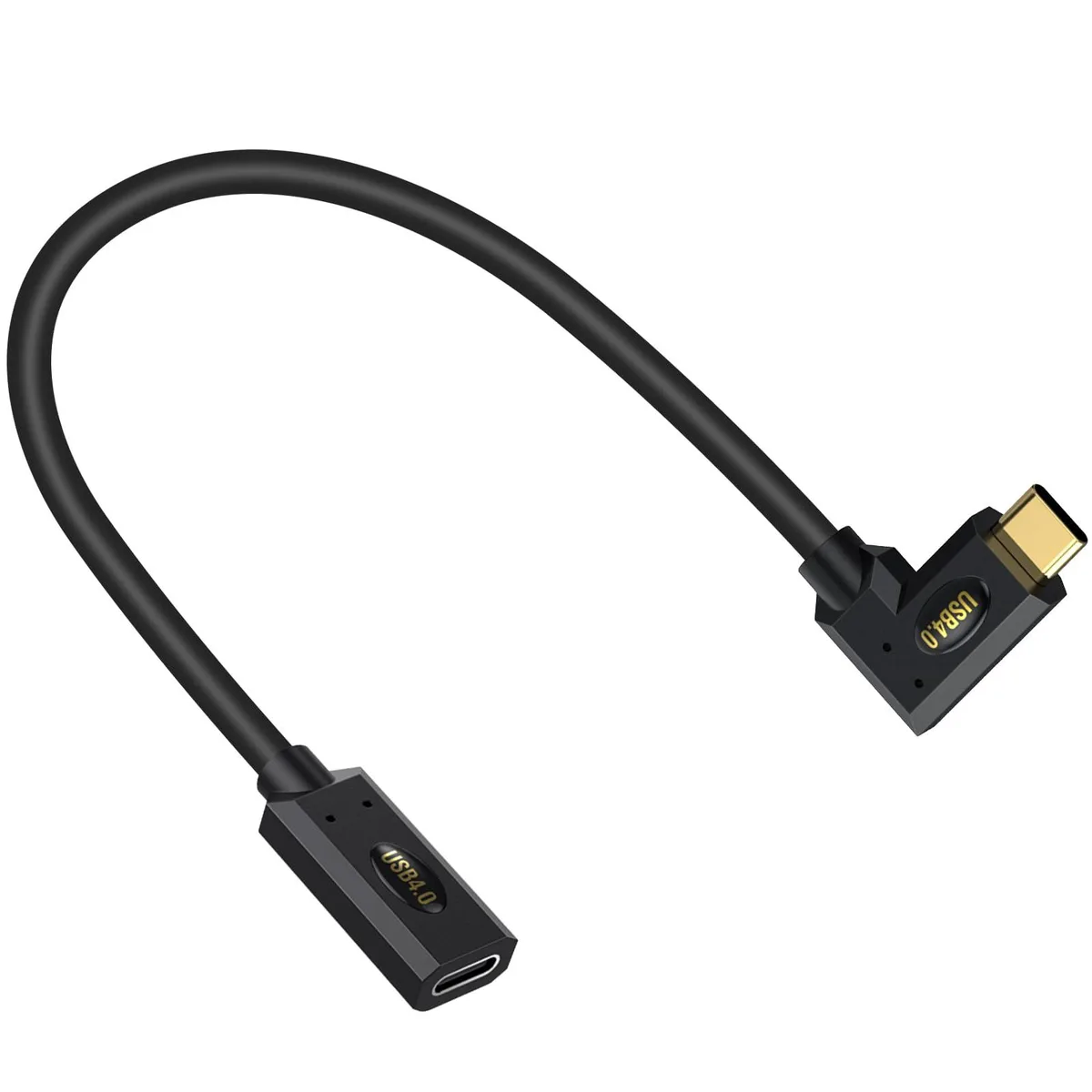 Vszerda Vszerda USB C extension cable 1 ft 40 Gbps 240 W 8K 90° Thunderbolt 4 — product photo