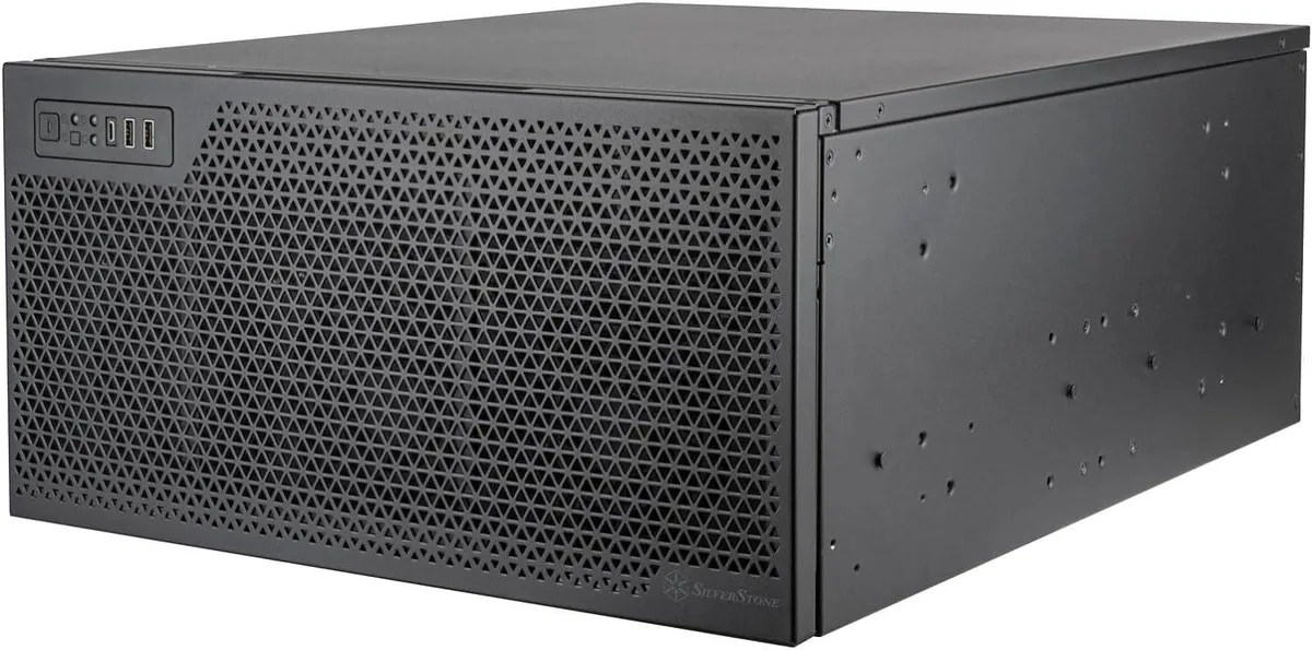 Silverstone Technology SilverStone Technology RM52 5U Rackmount Server Chassis Dual 360mm Liquid Cooling — product photo
