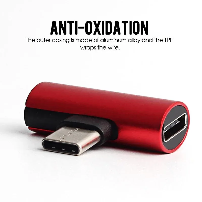 Hetai Tech Hetai Tech USB C to Micro USB Audio Adapter Charger — product photo