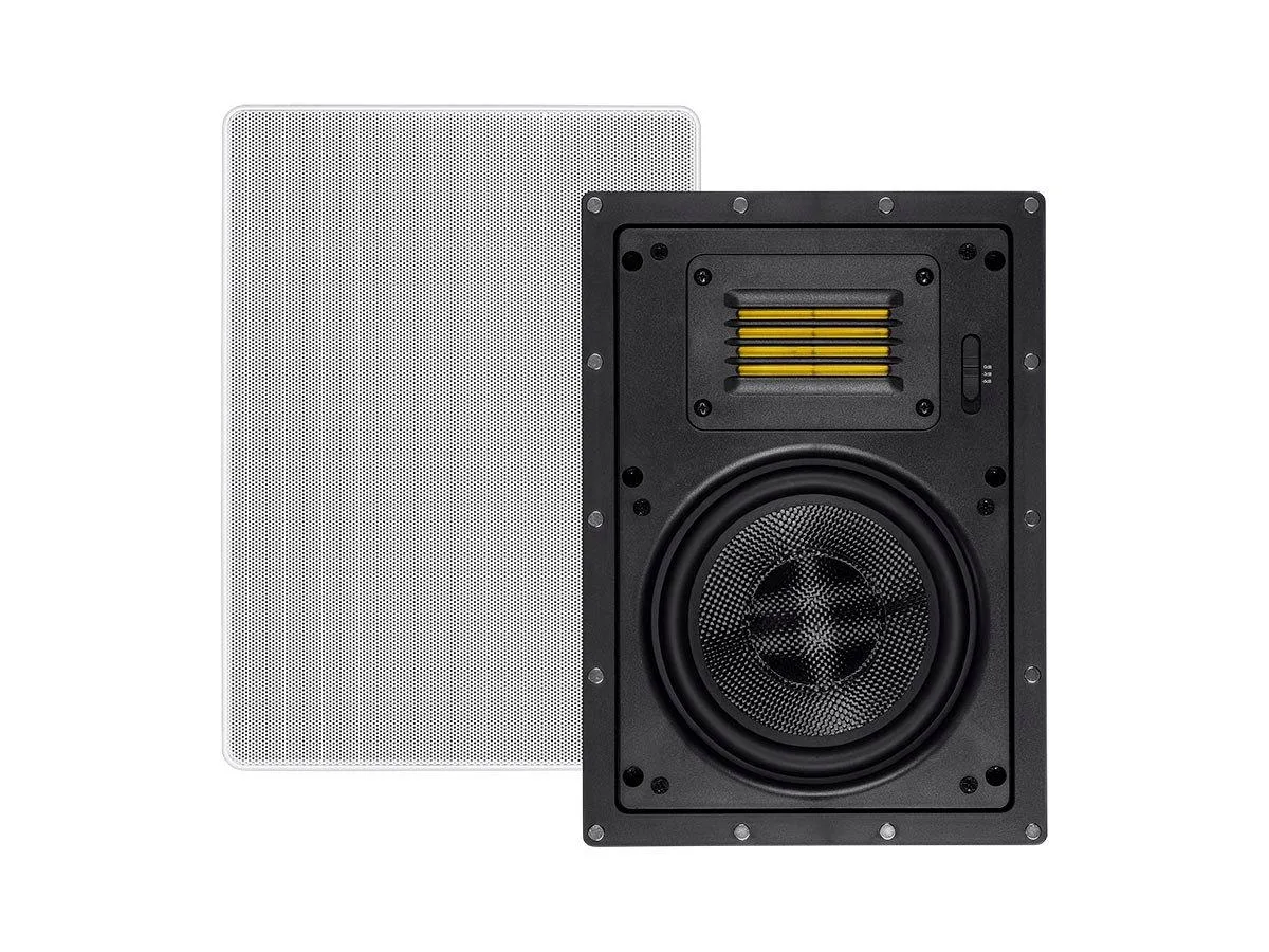 Monoprice Inc. Monoprice 124432 6.5 Inch 2-Way Carbon Fiber In-Wall Speaker Pair — product photo