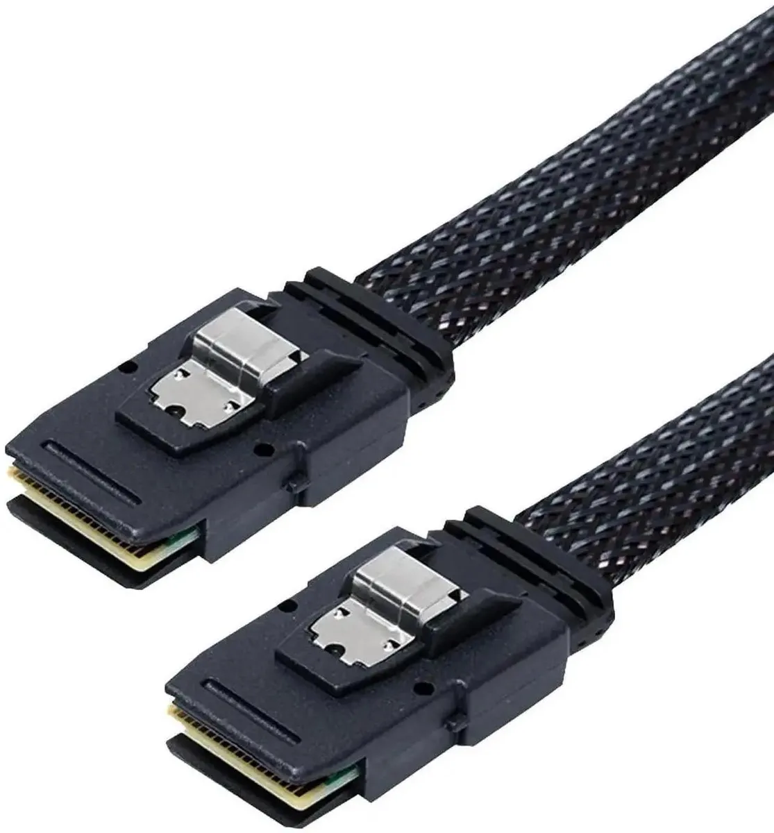 SMUGDESK SMUGDESK Mini SAS HD SFF-8643 to SFF-8643 Cable 32" 12Gbps SAS 3.0 — product photo