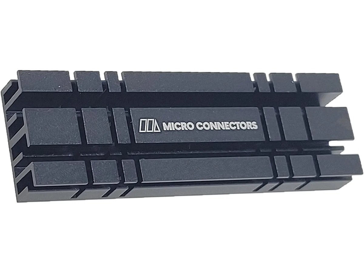 Micro Connectors Micro Connectors NGFFM2-HS803-BK 10mm SSD cooling — product photo
