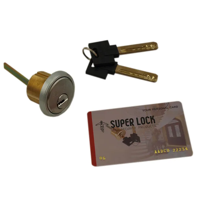 MAXTECH MAXTECH H1924 Satin Chrome US26D 1-1/8" Cylinder Combo Door Lock — product photo
