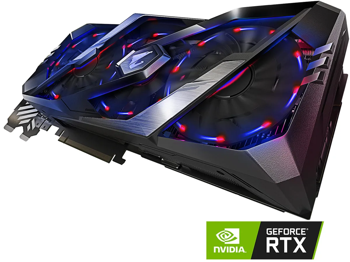 GIGABYTE GIGABYTE GeForce RTX 2070 AORUS X 8GB graphics card — product photo