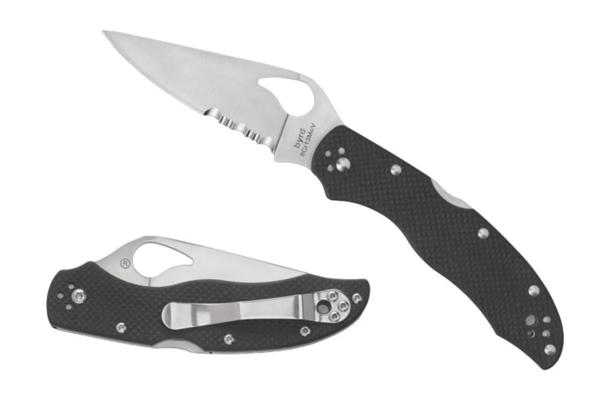 Spyderco Spyderco Byrd Harrier 2 BY01GP2 PlainEdge Folding Knife — product photo