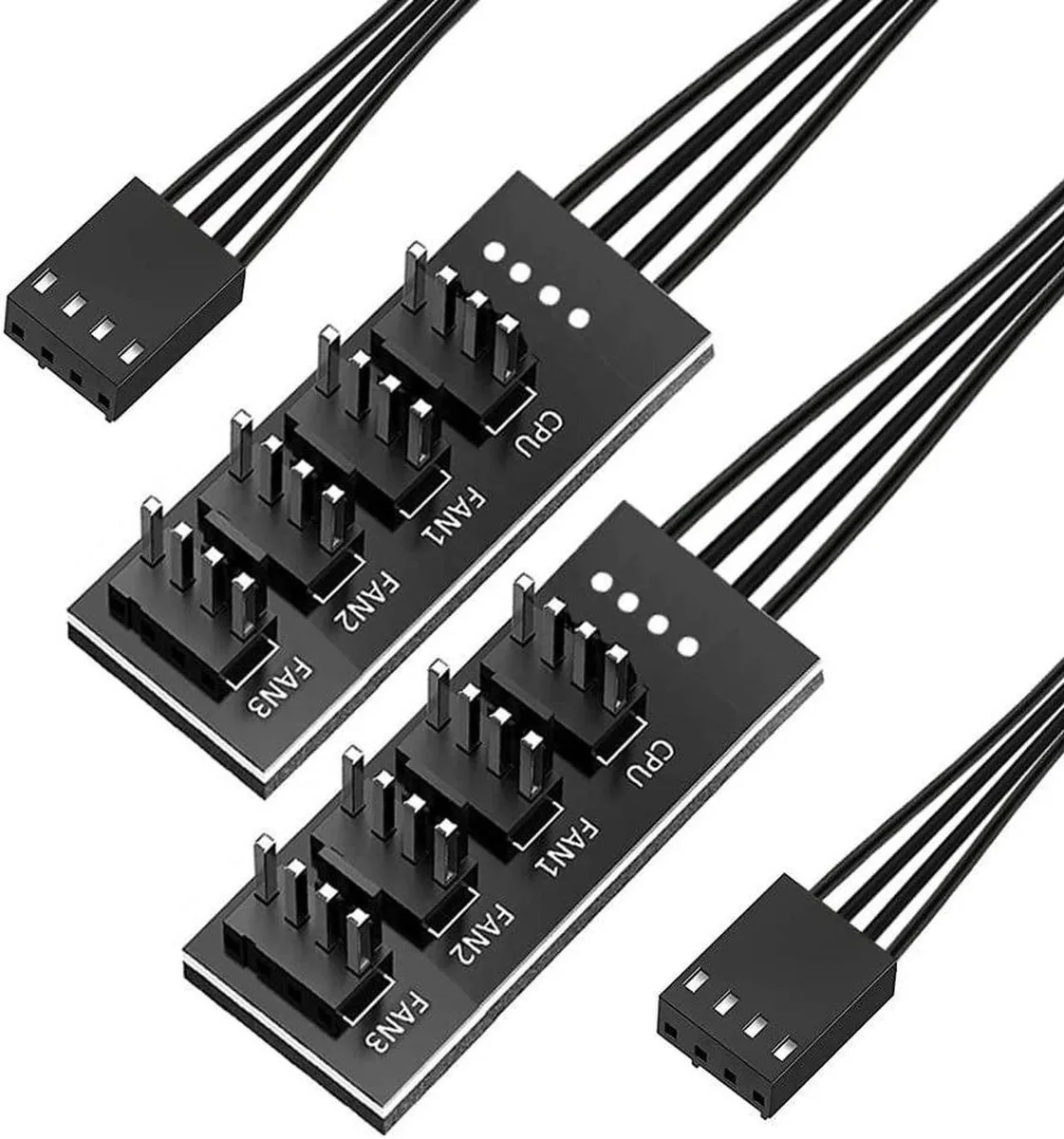 Vszerda Vszerda 4-Pin PWM Fan Hub 4-Way Splitter 35cm 12V internal power cable — product photo