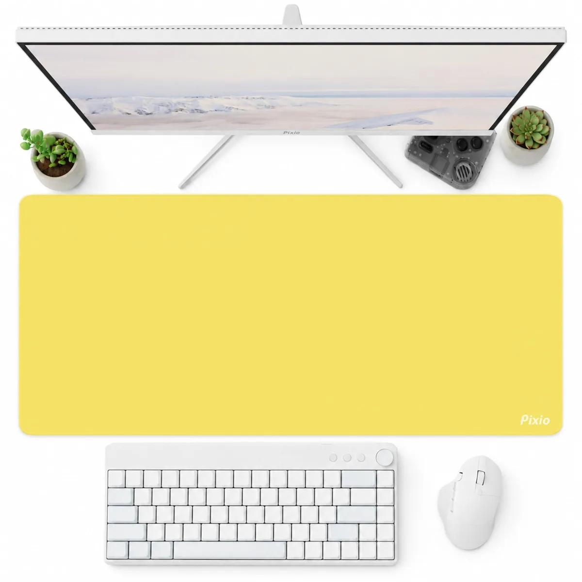  Pixio 35.4 x 15.7 inch Yellow Mouse Pad .1 in thick — product photo