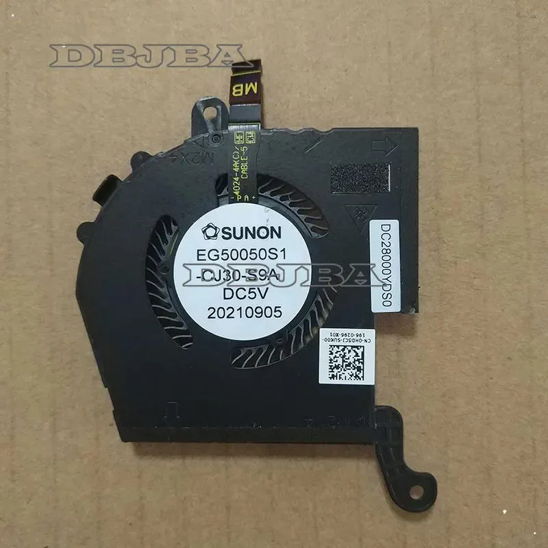 DBTLAP DBTLAP Laptop Cooling Fan SUNON EG50050S1-CJ30-S9A DC28000YDS0 CN-0HD5CJ 5V — product photo