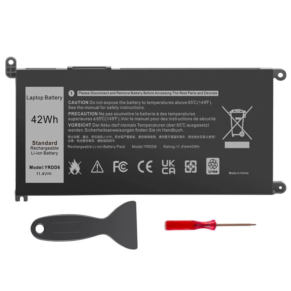 DELL DELL YRDD6 42Wh 11.4V 4-Cell Laptop Battery for Vostro 3491 5481 5581 5490 5590 P93G001 — product photo